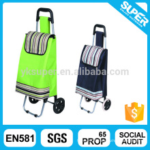 Polyester Material and Folding Style foldable trolley bag